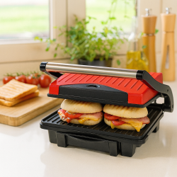 Parrilla grill eléctrica KINTECH con placas desmontables antiadherentes